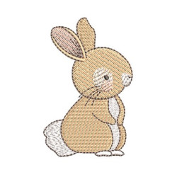 Diseño Para Bordado Conejo Cute