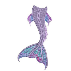 Embroidery Design Mermaid Tail