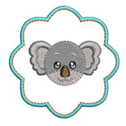 Diseño Para Bordado Koala En La Marca