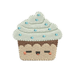 Matriz De Bordado Cupcake Cute 1