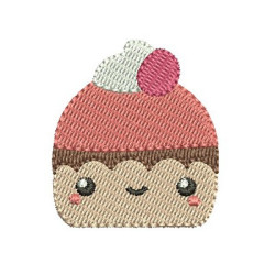 Matriz De Bordado Cupcake Cute 2