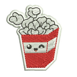 Matriz De Bordado Pipoca Cute Patch
