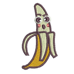 Matriz De Bordado Banana Cute 1