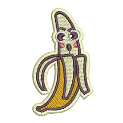 Diseño Para Bordado Banana Cute Patch