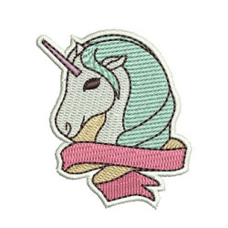 Diseño Para Bordado Unicornio Patch 2