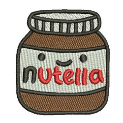 Matriz De Bordado Nutella Patch