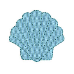 Embroidery Design Seashell