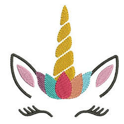 Diseño Para Bordado Unicorno 17