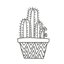 Diseño Para Bordado Cactus 6