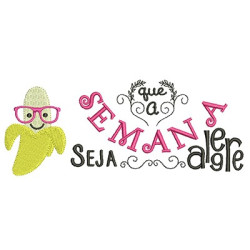 Embroidery Design The Week Be Happy 2 Pt