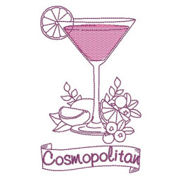 Diseño Para Bordado Cosmopolitan