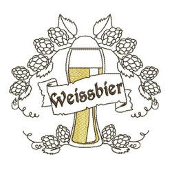 Embroidery Design Weissbier