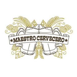 Diseño Para Bordado Maestro Cervecero