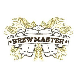 Matriz De Bordado Brewmaster En