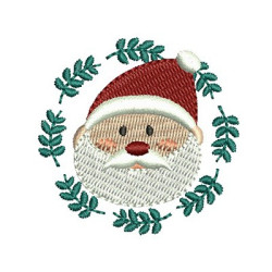 SANTA CLAUS ON CHRISTMAS FRAME