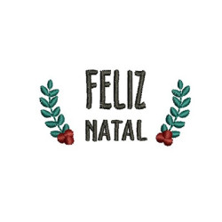 FELIZ NATAL ON CHRISTMAS FRAMEWORK