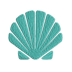 Matriz De Bordado Concha 5 Cm