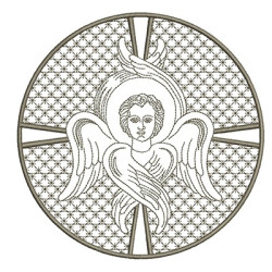 Embroidery Design Orthodox Angel