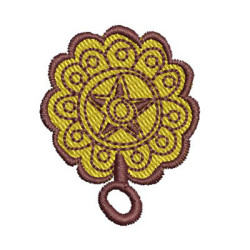 Diseño Para Bordado Espejo De Oxum