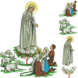 Embroidery Design Set Of Our Lady Of Fátima