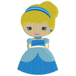 Embroidery Design Princess Cute 3