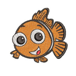 Embroidery Design Baby Clown Fish