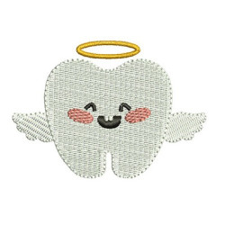 Matriz De Bordado Dente Anjo Cute