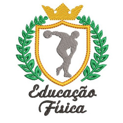 Matriz De Bordado Escudo Educação Física