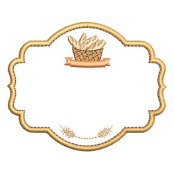 Embroidery Design Custom Frame For Bakery