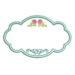 Embroidery Design Custom Frame For Flowers