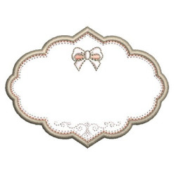 Embroidery Design Custom Frame For With Tie