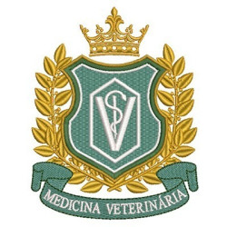 Embroidery Design Shell Veterinary Medicine