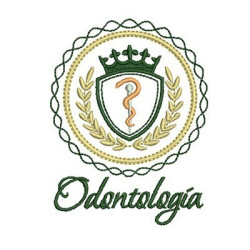 Matriz De Bordado Escudo Odontologia 4