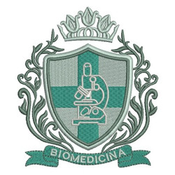 Embroidery Design Biomedicine Shield 1