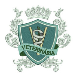 Embroidery Design Veterinary Shield 5