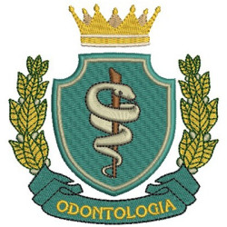 Matriz De Bordado Escudo Odontologia 10