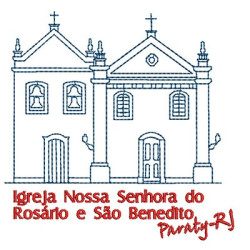 Diseño Para Bordado Iglesia Paraty Brazil 1