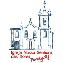 Matriz De Bordado Igreja Paraty 2