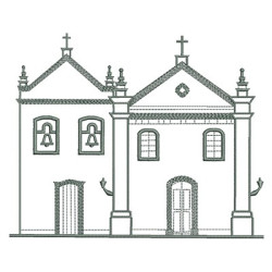 Matriz De Bordado Igreja Paraty 6