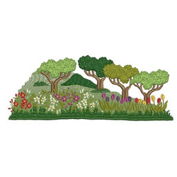 Matriz De Bordado Jardim Do éden 2