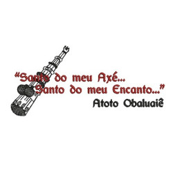 Diseño Para Bordado Santo De Mi Axé Pt