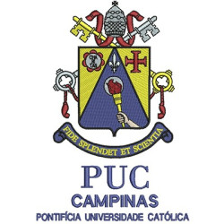 Matriz De Bordado Puc Campinas 18 Cm