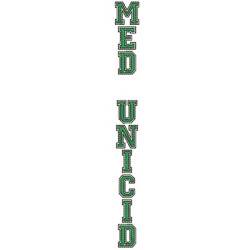 Embroidery Design Med Unicid Vertical 23 Cm