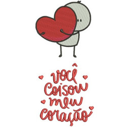 Diseño Para Bordado Usted Coisou Mi Corazón 3 Pt