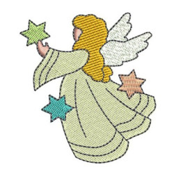 ANGEL WITH STARS