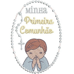 Embroidery Design First Communion Boy