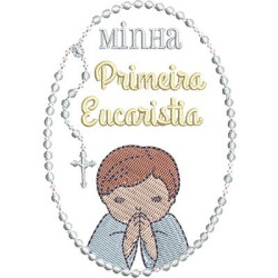 Embroidery Design First Eucharist Boy