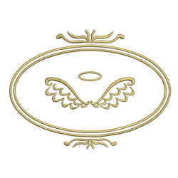 Embroidery Design 12 Cm Worm Frame