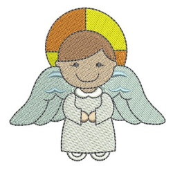 Embroidery Design Angel Of The Guard Cute 2