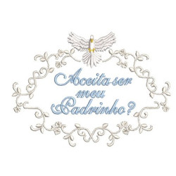 Embroidery Design Accept Being My Godfather 3